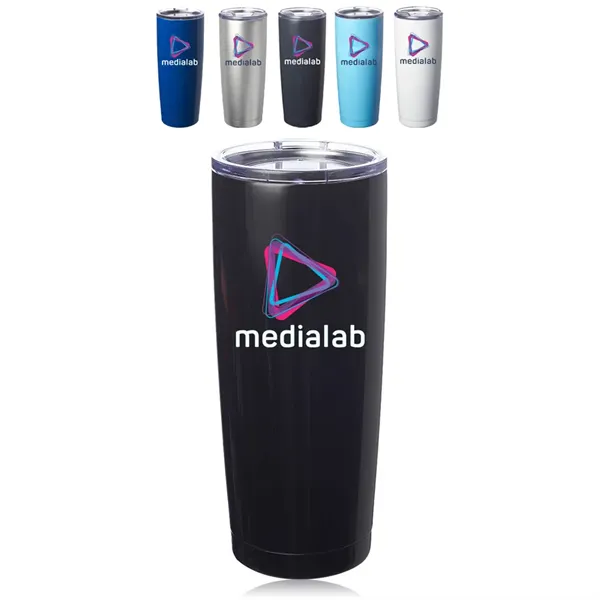 20 oz. Pipette Stainless Steel Coffee Tumbler - 20 oz. Pipette Stainless Steel Coffee Tumbler - Image 0 of 8