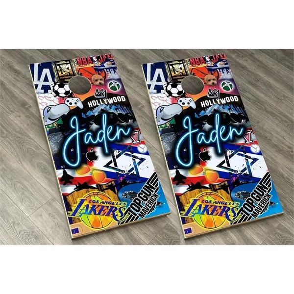 Wood Cornhole Boards (48" x 24") - Custom - Wood Cornhole Boards (48" x 24") - Custom - Image 5 of 7