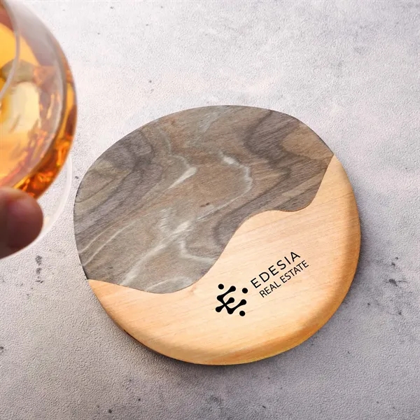Custom Everwood Pakka & Birchwood Coaster