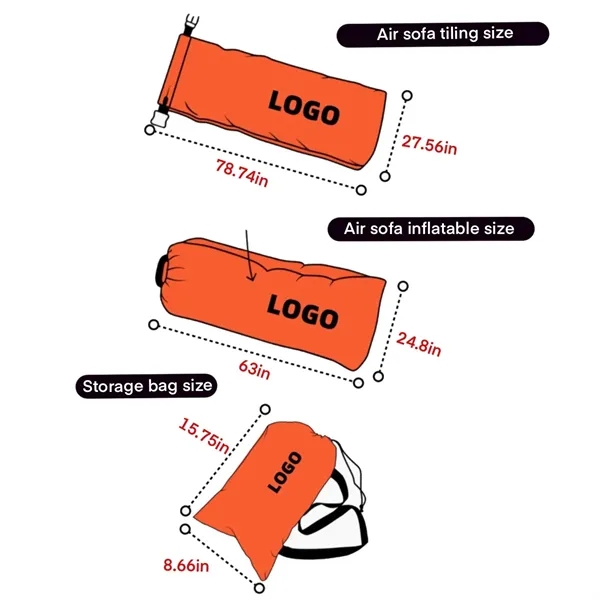 Inflatable Outdoor Portable Camping Sofa - Inflatable Outdoor Portable Camping Sofa - Image 2 of 4