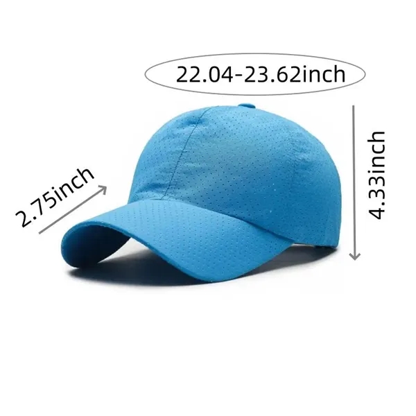 UV-Proof Mesh Quick-Dry baseball Cap for Travel & Sports - UV-Proof Mesh Quick-Dry baseball Cap for Travel & Sports - Image 1 of 4