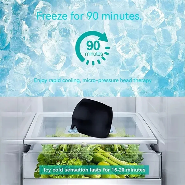 Migraine Gel Ice Cold Compress Cooling Headgear - Migraine Gel Ice Cold Compress Cooling Headgear - Image 2 of 5