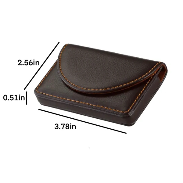 Customized  Leather Business Card Box - Customized  Leather Business Card Box - Image 1 of 4