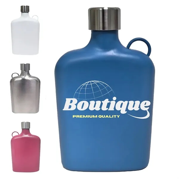 8Oz Outdoor Convenient Stainless Steel Hip Flask - 8Oz Outdoor Convenient Stainless Steel Hip Flask - Image 0 of 4