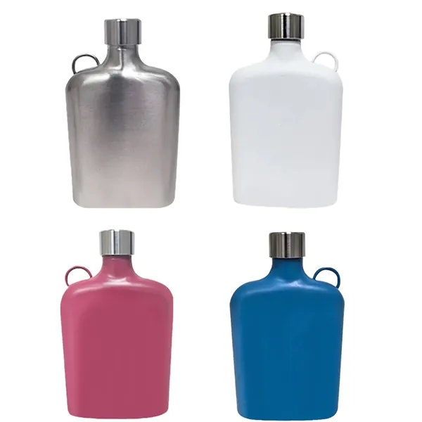 8Oz Outdoor Convenient Stainless Steel Hip Flask - 8Oz Outdoor Convenient Stainless Steel Hip Flask - Image 4 of 4