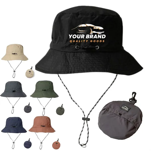Outdoor Storable Waterproof Sunshade Bucket Hat - Outdoor Storable Waterproof Sunshade Bucket Hat - Image 0 of 5