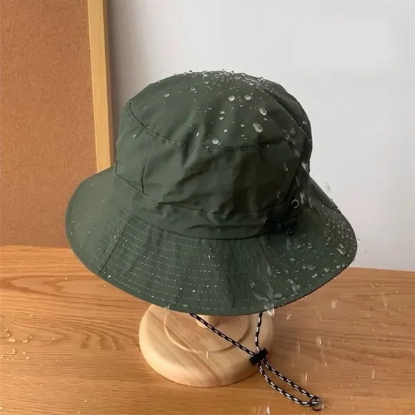 Outdoor Storable Waterproof Sunshade Bucket Hat - Outdoor Storable Waterproof Sunshade Bucket Hat - Image 4 of 5
