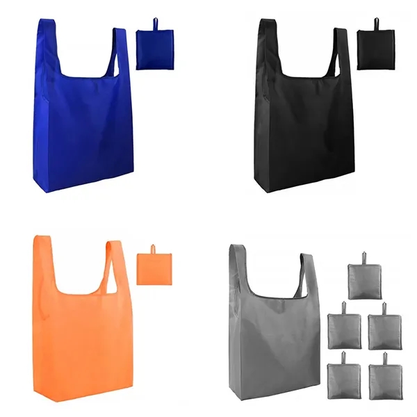 Heavy-duty Reusable Foldable Grocery Shopping Tote Bag - Heavy-duty Reusable Foldable Grocery Shopping Tote Bag - Image 2 of 4