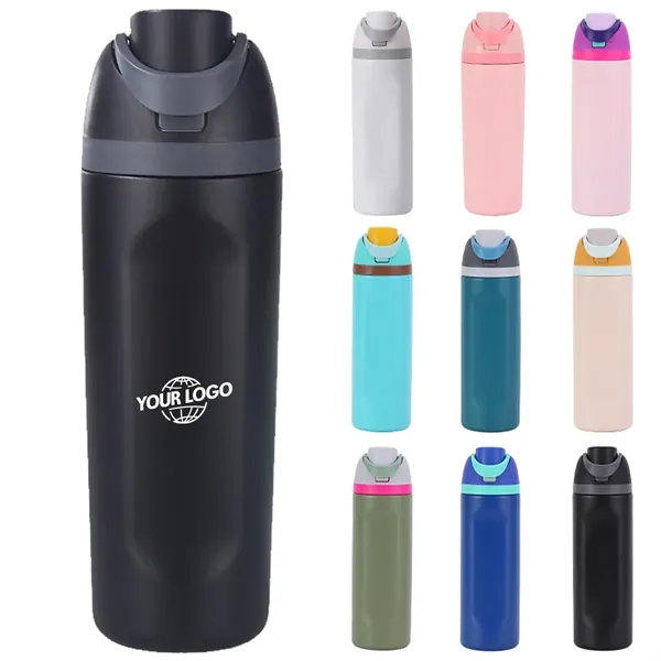 16/19/24 Oz. Vacuum Insulated Stainless Steel Water Bottle - 16/19/24 Oz. Vacuum Insulated Stainless Steel Water Bottle - Image 0 of 4
