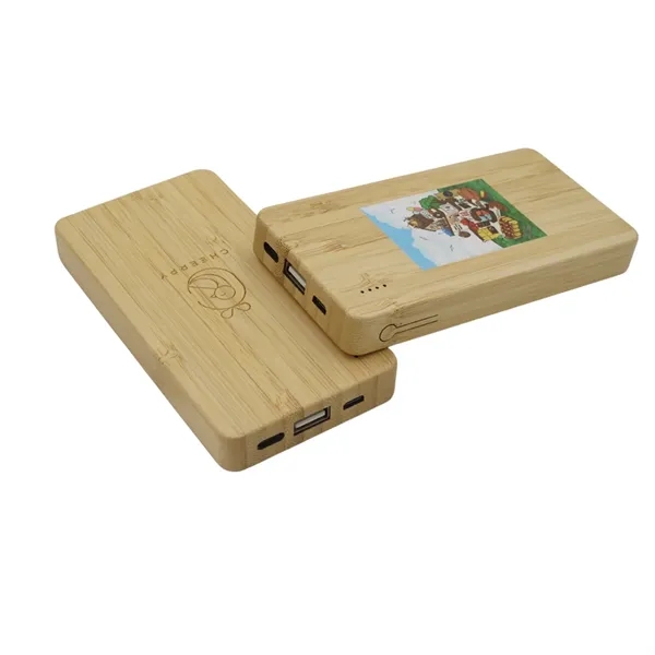 10000mah Bamboo Power Bank - 10000mah Bamboo Power Bank - Image 2 of 4