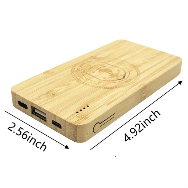 10000mah Bamboo Power Bank - 10000mah Bamboo Power Bank - Image 3 of 4