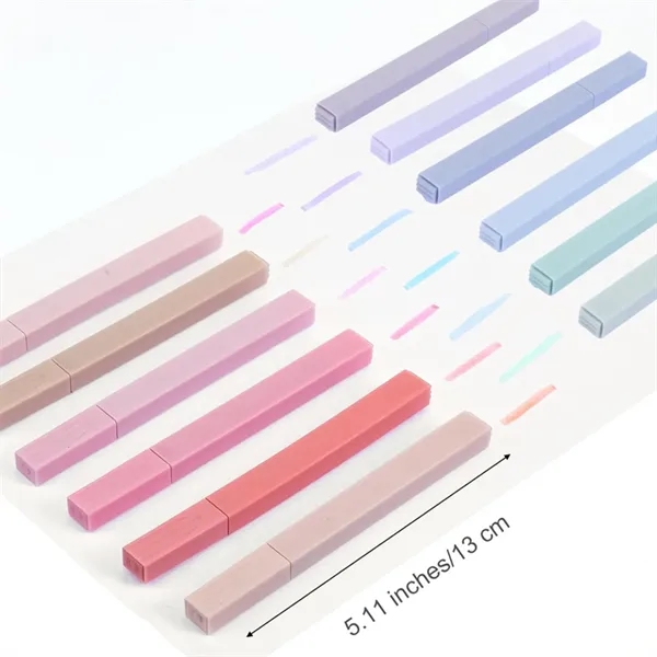 12Pcs Aesthetic Cute Highlighters Set - 12Pcs Aesthetic Cute Highlighters Set - Image 3 of 4