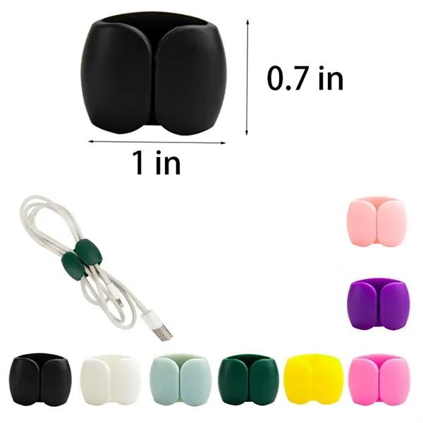 Rubber Data Cable Organizer - Rubber Data Cable Organizer - Image 1 of 2