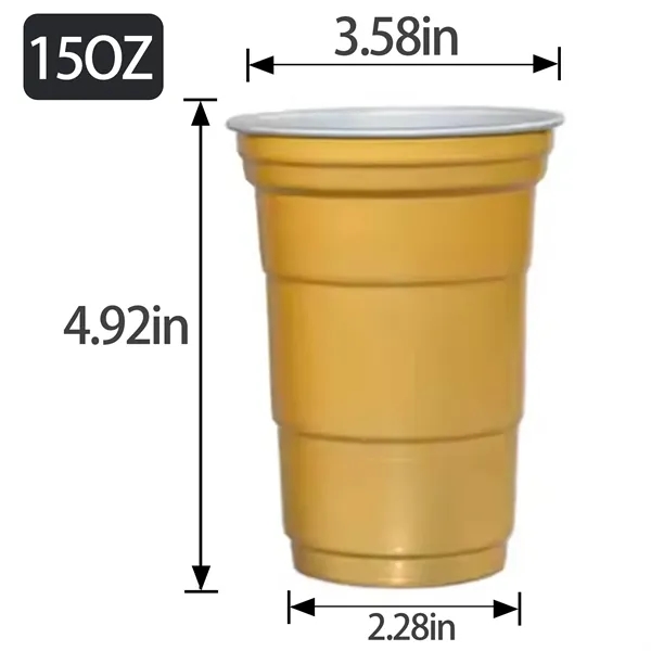 15oz Reusable Cup for Picnic and Camping 6 Colors Available - 15oz Reusable Cup for Picnic and Camping 6 Colors Available - Image 1 of 2