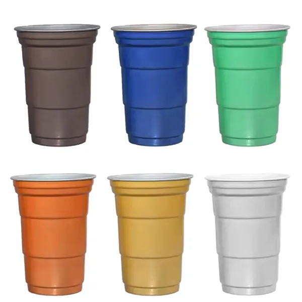 15oz Reusable Cup for Picnic and Camping 6 Colors Available - 15oz Reusable Cup for Picnic and Camping 6 Colors Available - Image 2 of 2