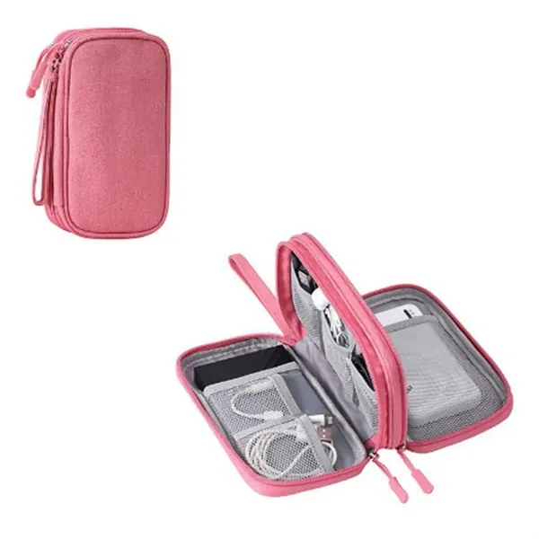 Electronics Travel Organizer Bag Cable Storage Case - Electronics Travel Organizer Bag Cable Storage Case - Image 2 of 2
