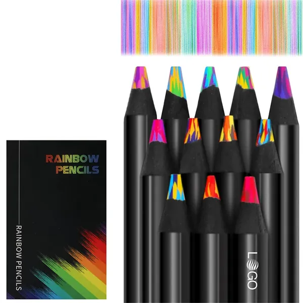 12-Color Rainbow Pencils Set - 12-Color Rainbow Pencils Set - Image 0 of 5