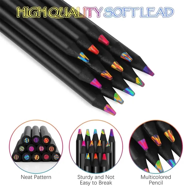 12-Color Rainbow Pencils Set - 12-Color Rainbow Pencils Set - Image 1 of 5