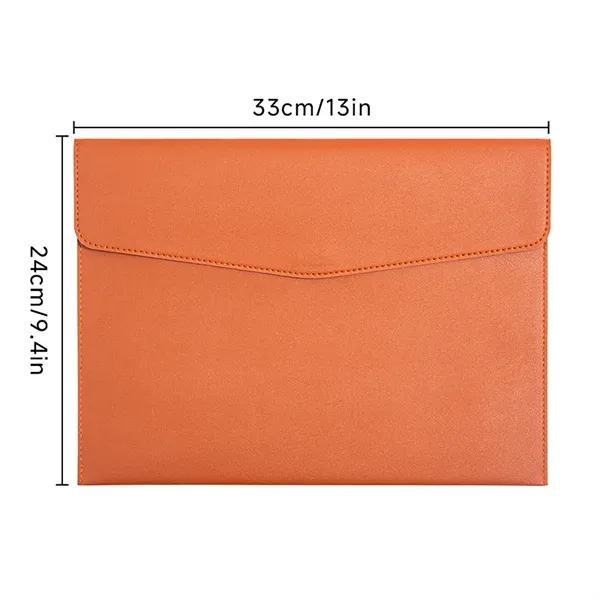 A4 Leather Document Folder - A4 Leather Document Folder - Image 1 of 3