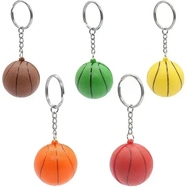 Mini Basketball Key Chain - Mini Basketball Key Chain - Image 2 of 5