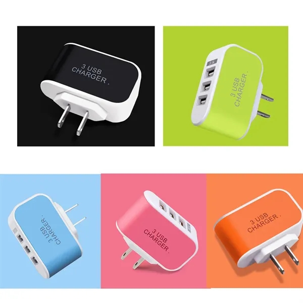 3 Port USB Wall Charger - 3 Port USB Wall Charger - Image 3 of 3