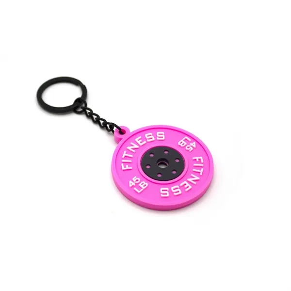 PVC dumbbell key chain - PVC dumbbell key chain - Image 1 of 6