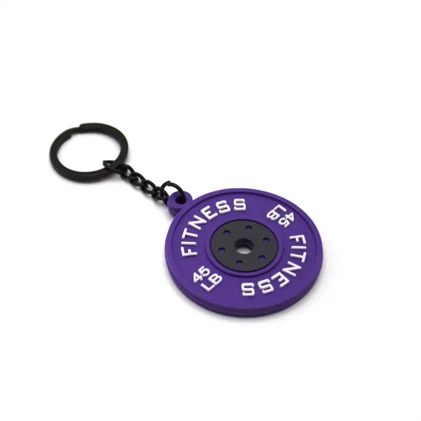 PVC dumbbell key chain - PVC dumbbell key chain - Image 3 of 6