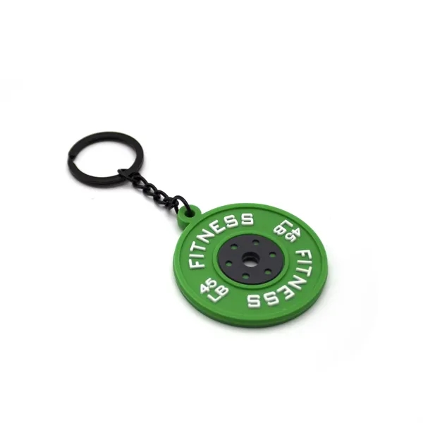 PVC dumbbell key chain - PVC dumbbell key chain - Image 4 of 6