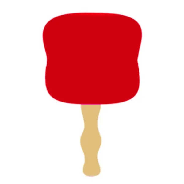 Full Color Paper Fan With Wooden Handle - Full Color Paper Fan With Wooden Handle - Image 1 of 9