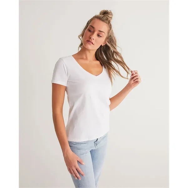 Women's All-Over Print V-Neck Tee - Women's All-Over Print V-Neck Tee - Image 2 of 6