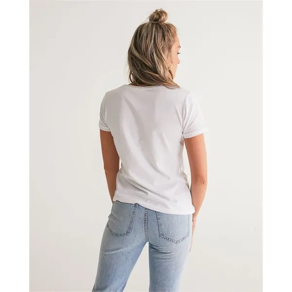 Women's All-Over Print V-Neck Tee - Women's All-Over Print V-Neck Tee - Image 4 of 6
