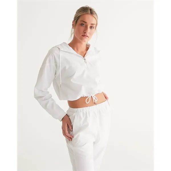 Women's All-Over Print Cropped Windbreaker - Women's All-Over Print Cropped Windbreaker - Image 1 of 6