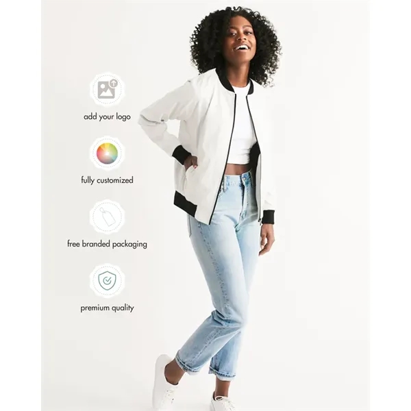 Women's All-Over Print Bomber Jacket - Women's All-Over Print Bomber Jacket - Image 0 of 6