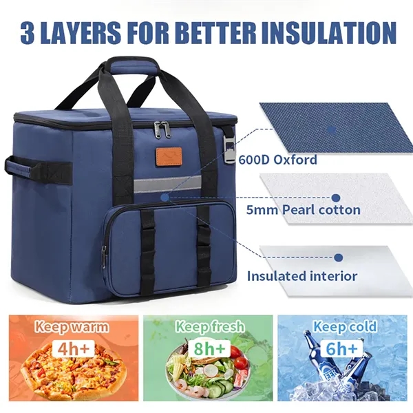 Large Insulated Cooler Bag for Lunch - Large Insulated Cooler Bag for Lunch - Image 1 of 6