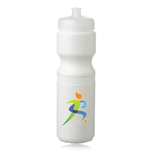 28 oz. Plastic Water Bottle with Push Cap - 28 oz. Plastic Water Bottle with Push Cap - Image 5 of 14