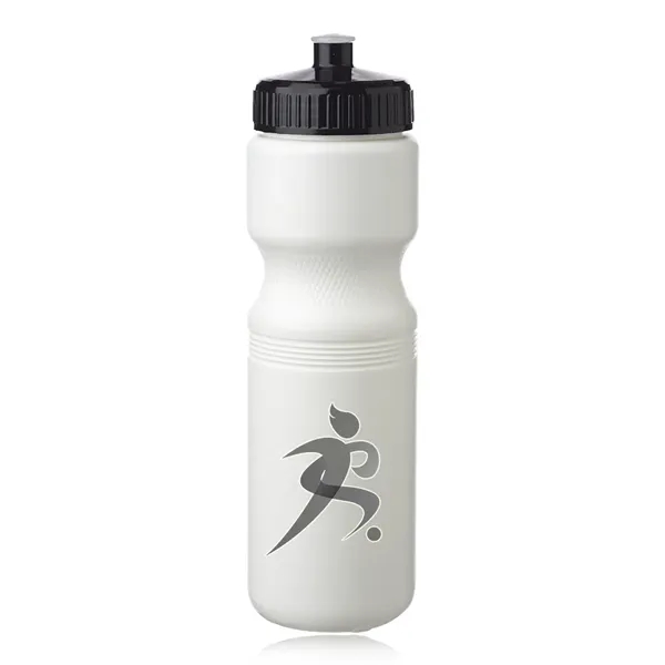 28 oz. Plastic Water Bottle with Push Cap - 28 oz. Plastic Water Bottle with Push Cap - Image 1 of 14