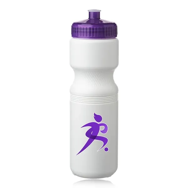 28 oz. Plastic Water Bottle with Push Cap - 28 oz. Plastic Water Bottle with Push Cap - Image 9 of 14