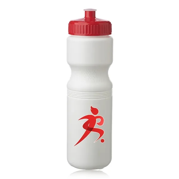 28 oz. Plastic Water Bottle with Push Cap - 28 oz. Plastic Water Bottle with Push Cap - Image 10 of 14