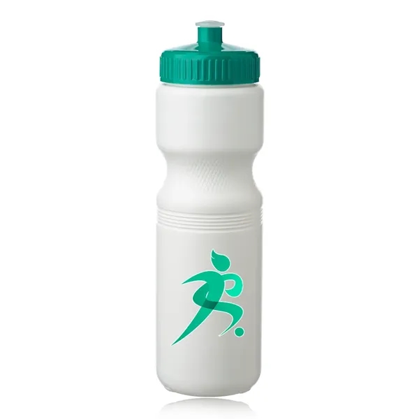 28 oz. Plastic Water Bottle with Push Cap - 28 oz. Plastic Water Bottle with Push Cap - Image 12 of 14