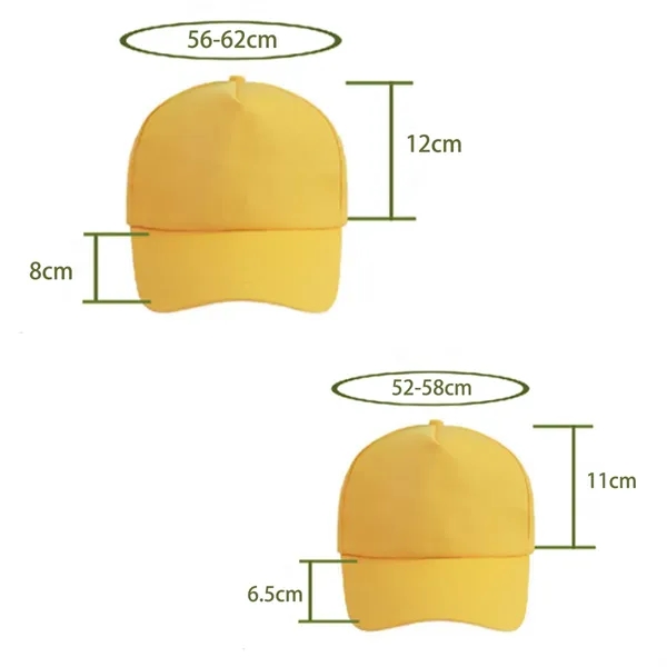 Embroidered 6 Panel Baseball Cap Customizable - Embroidered 6 Panel Baseball Cap Customizable - Image 1 of 4