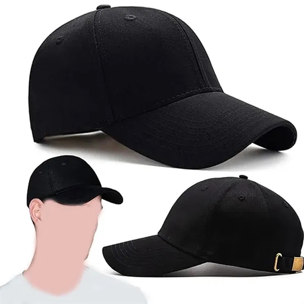 Embroidered 6 Panel Baseball Cap Customizable - Embroidered 6 Panel Baseball Cap Customizable - Image 4 of 4