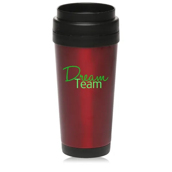 16 oz. Stainless Steel Insulated Travel Mugs - 16 oz. Stainless Steel Insulated Travel Mugs - Image 3 of 3