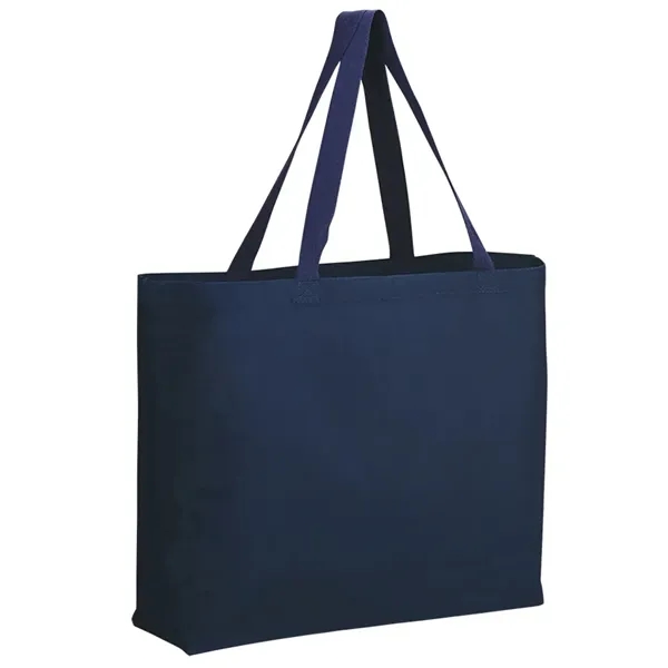 Jumbo Cotton Canvas Tote w/5" Gusset - Colors - Jumbo Cotton Canvas Tote w/5" Gusset - Colors - Image 2 of 5