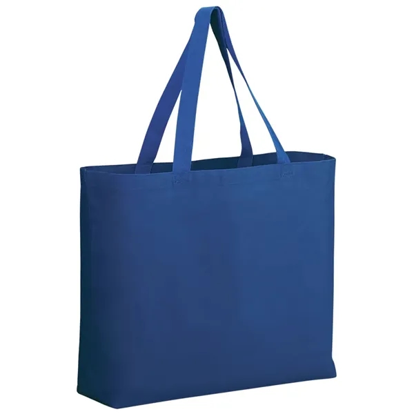 Jumbo Cotton Canvas Tote w/5" Gusset - Colors - Jumbo Cotton Canvas Tote w/5" Gusset - Colors - Image 3 of 5