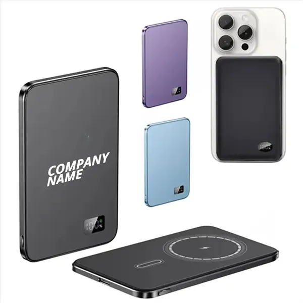 10000mAh MagSafe Compatible Slim Power Bank - 10000mAh MagSafe Compatible Slim Power Bank - Image 0 of 3