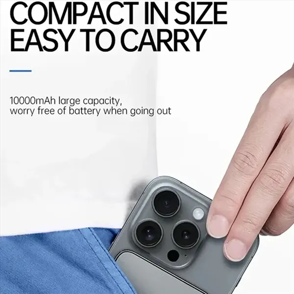 10000mAh MagSafe Compatible Slim Power Bank - 10000mAh MagSafe Compatible Slim Power Bank - Image 2 of 3