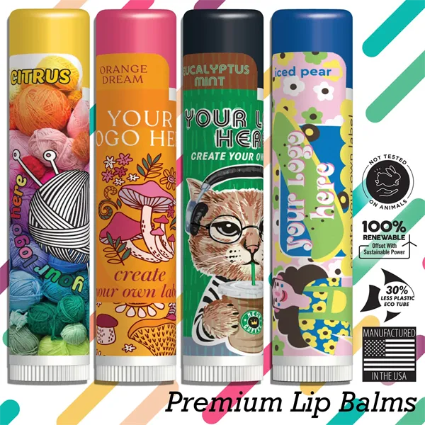 Premium Lip Balm 0.15 oz. Tube - Premium Lip Balm 0.15 oz. Tube - Image 0 of 0