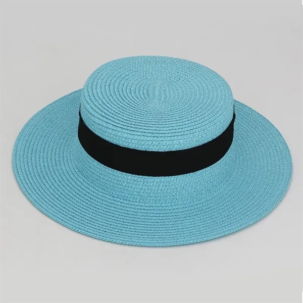 Wide-Brim Panama Raffia Hat - Wide-Brim Panama Raffia Hat - Image 2 of 7