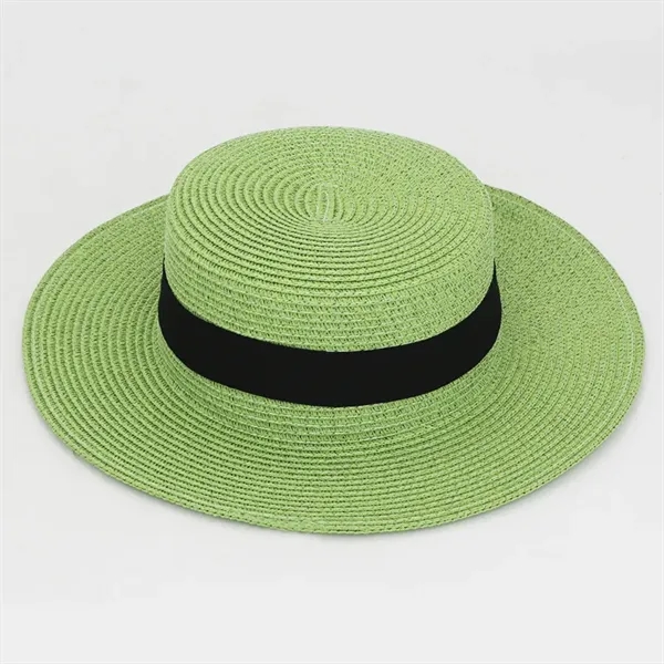 Wide-Brim Panama Raffia Hat - Wide-Brim Panama Raffia Hat - Image 3 of 7