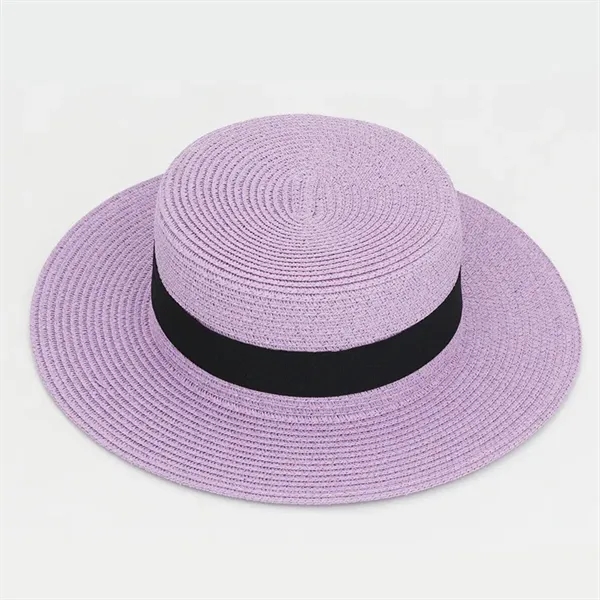 Wide-Brim Panama Raffia Hat - Wide-Brim Panama Raffia Hat - Image 4 of 7